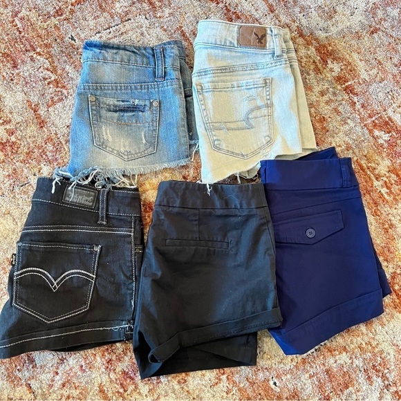 Bundle of Five Women’s Shorts Denim Classic Short Shorts size 1 - Picture 3 of 9